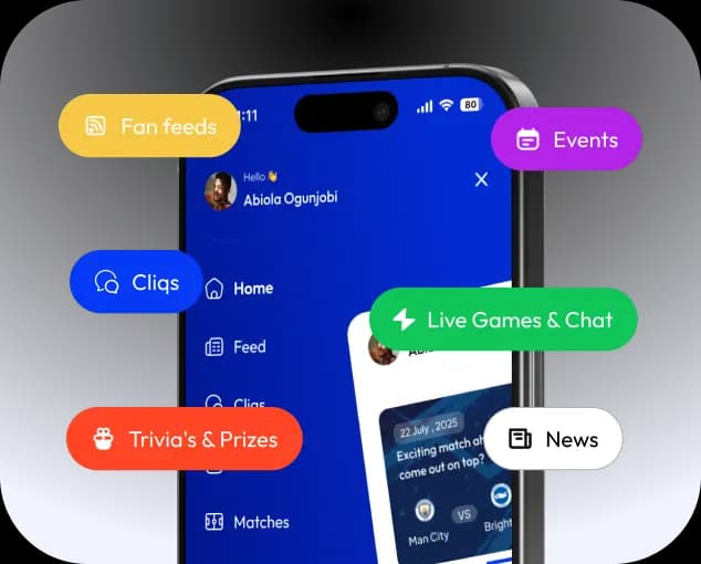 SportCliq app screenshot 1