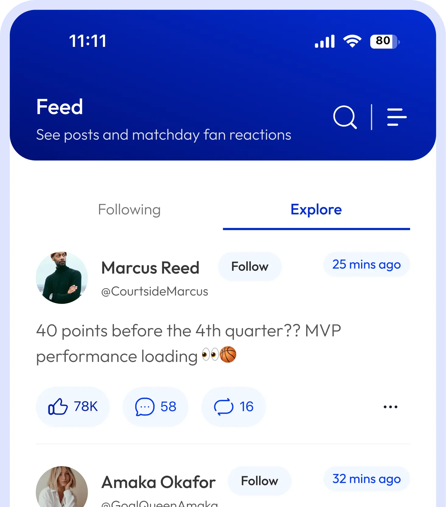 Personalized Feed