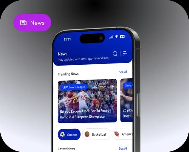 SportCliq app screenshot 2